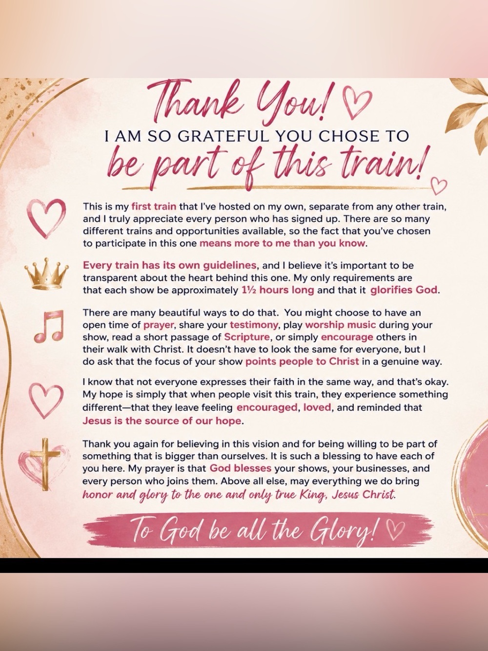 Blessings on the Rails Raid Train - Picture 3 of 3